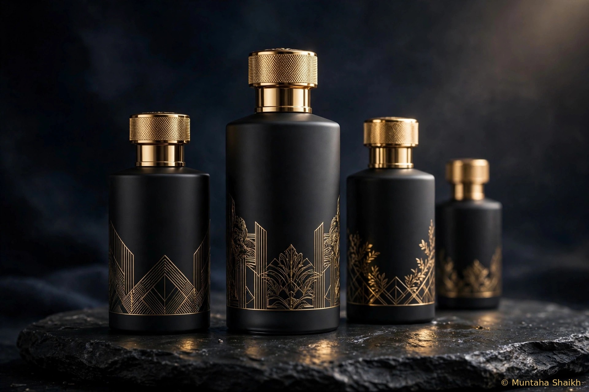Luxury perfume packaging design concepts