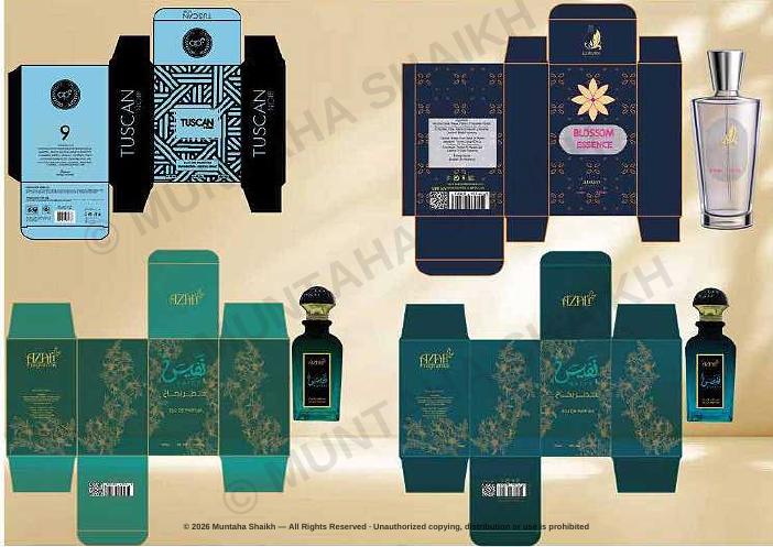 Perfume packaging design concepts