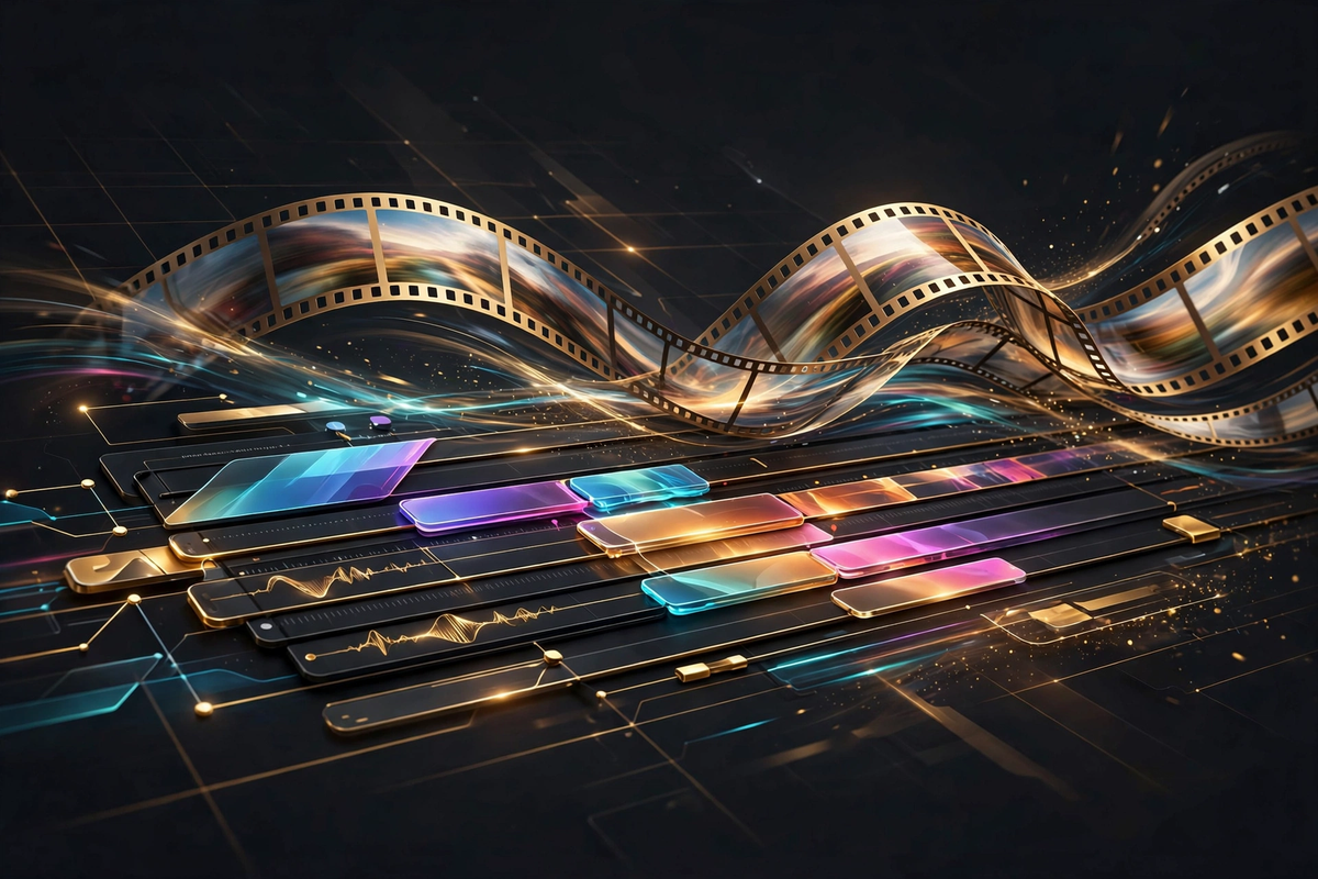 30 transitions and caption presets for video editing