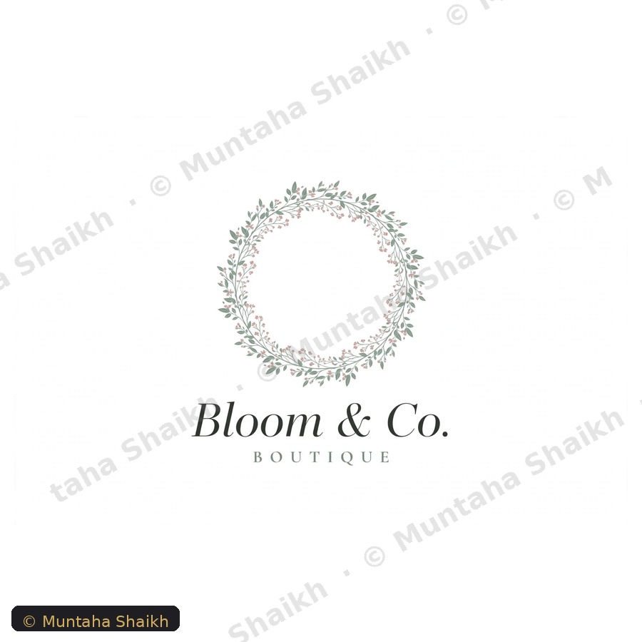 Bloom and Co — boutique logo