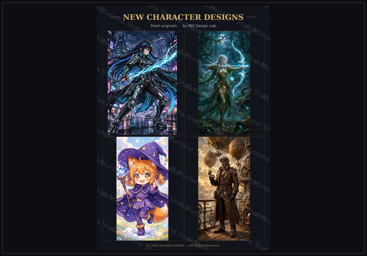MJS Design Lab design portfolio — page 41